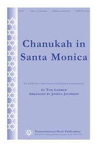 Chanukah in Santa Monica SATB choral sheet music cover